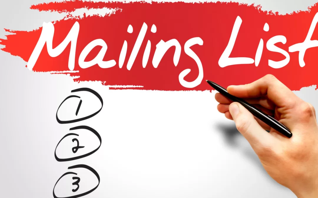 5 Ways to Build Your Mailing List
